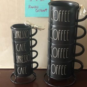 Rae Dunn coffee mug and espresso sets